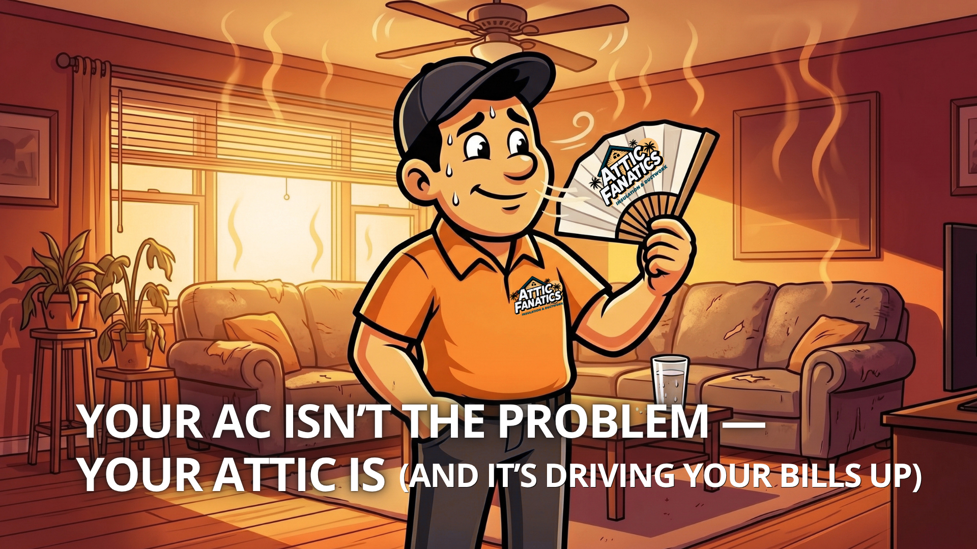 Your AC Isn’t the Problem — Your Attic Is (and It’s Driving Your Bills Up)