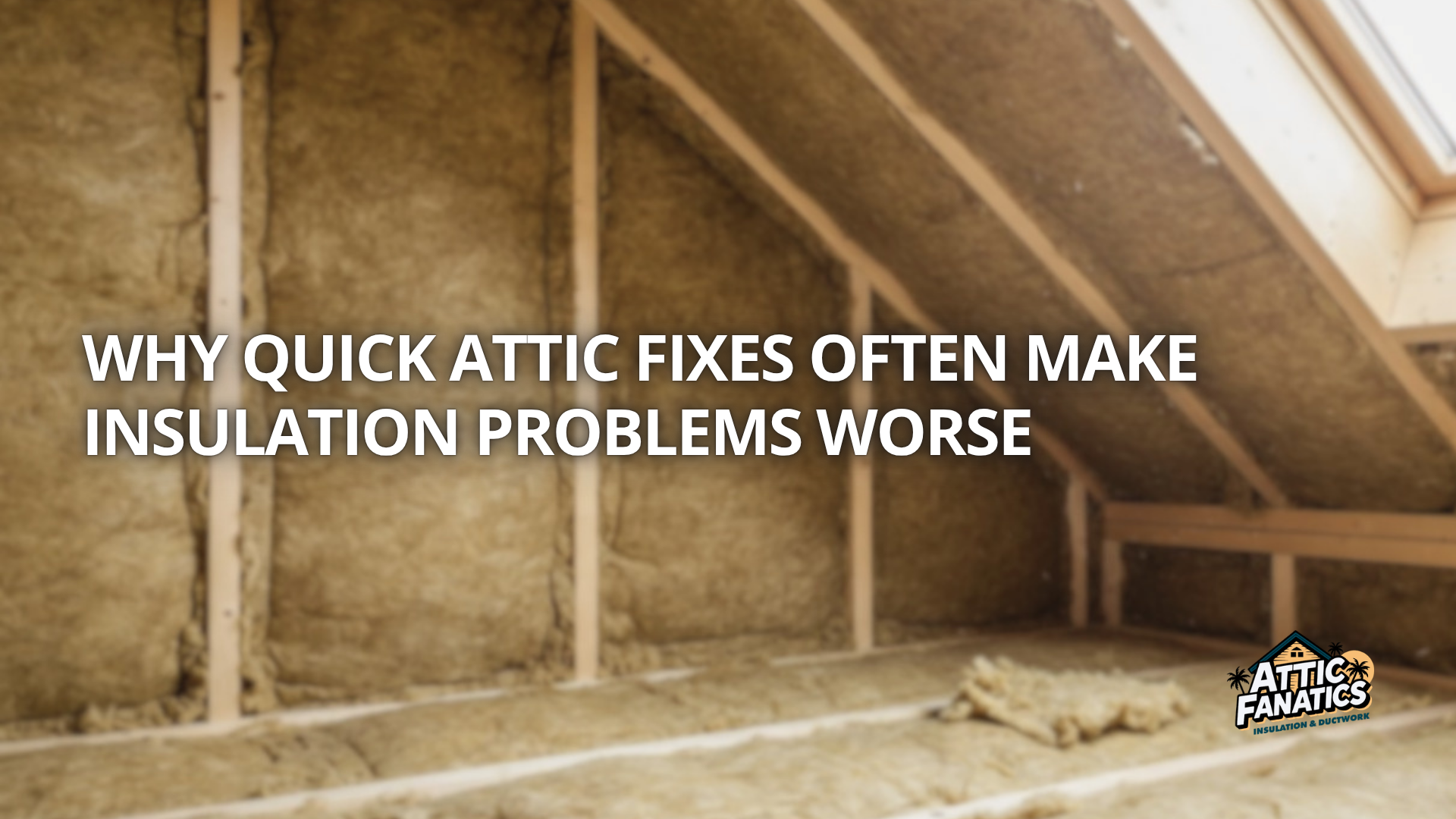 Why Quick Attic Fixes Often Make Insulation Problems Worse