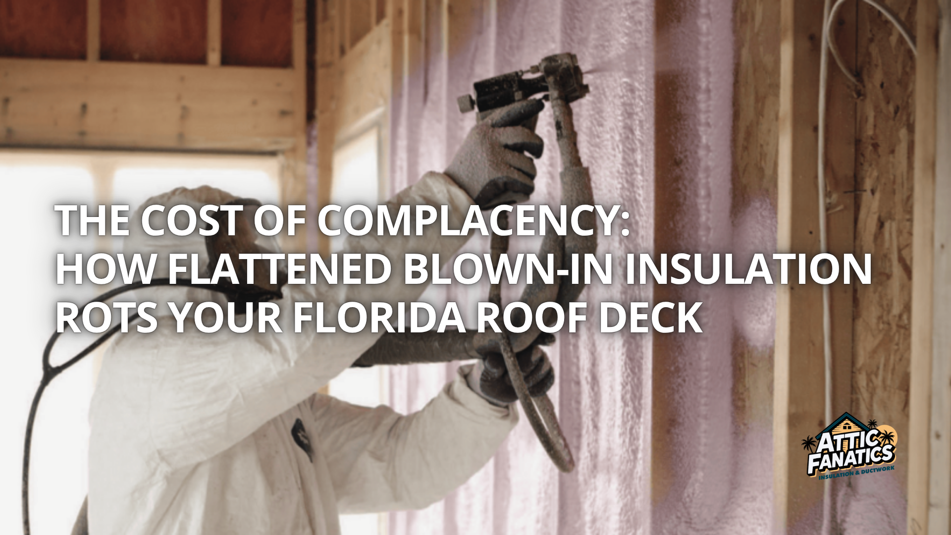 The Cost of Complacency: How Flattened Blown-In Insulation Rots Your Florida Roof Deck
