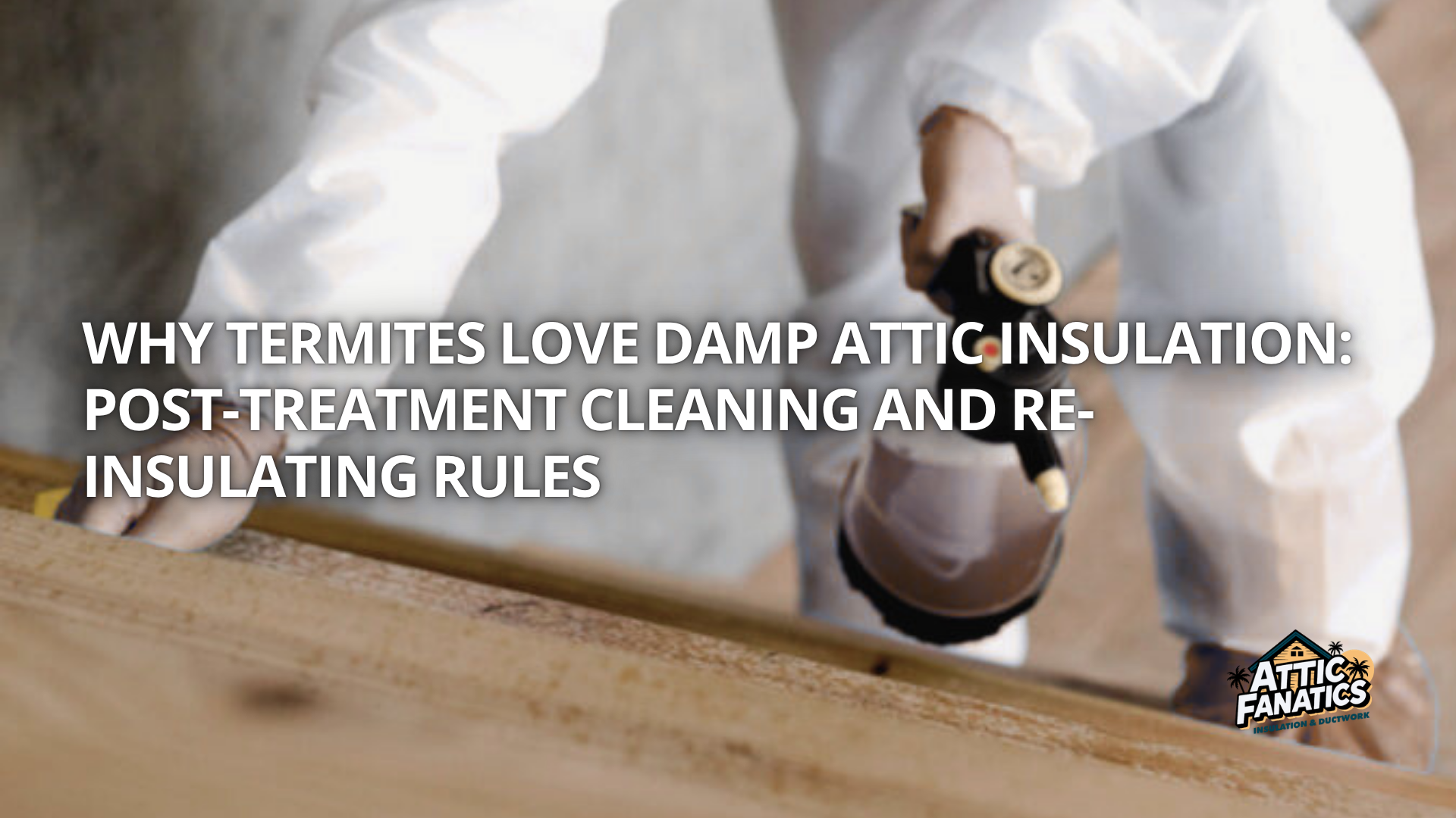 Why Termites Love Damp Attic Insulation: Post-Treatment Cleaning and Re-Insulating Rules