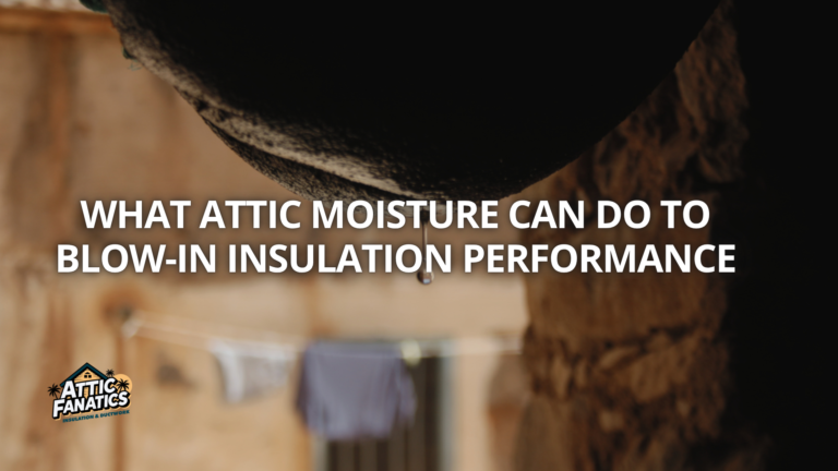 What Attic Moisture Can Do to Blow-In Insulation Performance